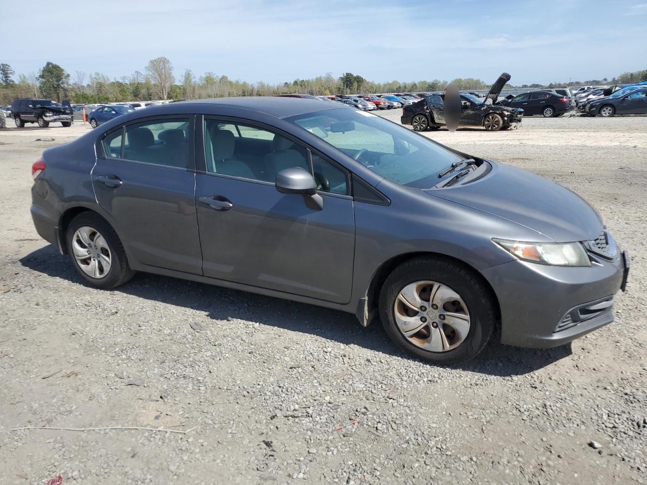 2HGFB2F53DH300718 2013 Honda Civic Lx