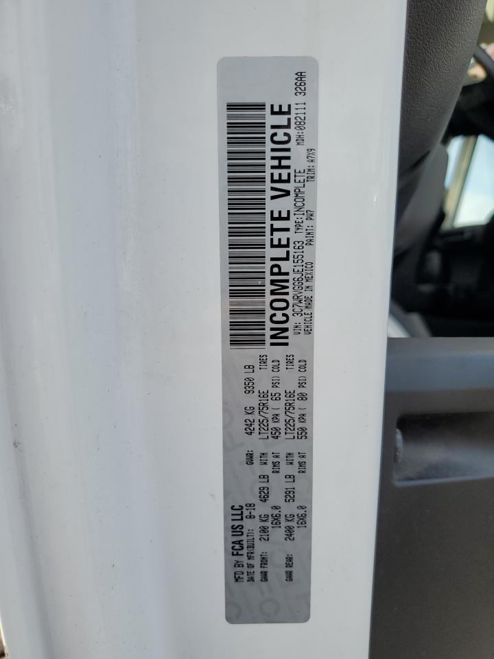 3C7WRVGG6JE155163 2018 Ram Promaster 3500 3500 Standard