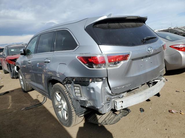 VIN 5TDDKRFH3ES007235 2014 Toyota Highlander, Limited no.2