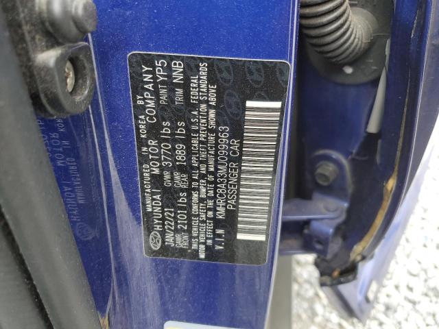 2021 HYUNDAI VENUE KMHRC8A33MU099963