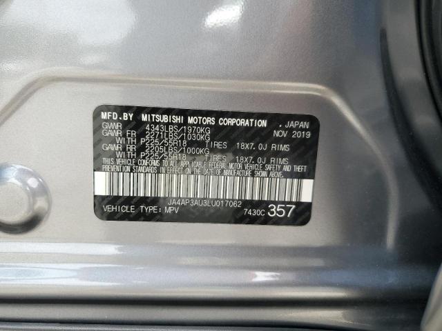 2020 MITSUBISHI OUTLANDER - JA4AP3AU3LU017062