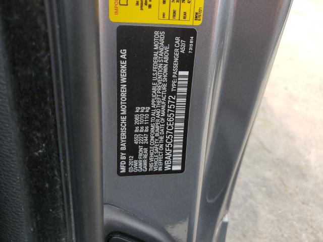 2012 BMW 328 Xi Sulev VIN: WBAKF5C57CE657572 Lot: 44801054