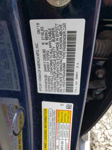2018 HONDA ACCORD TOU - 1HGCV1F92JA202846
