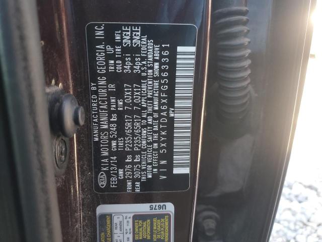 2015 KIA SORENTO LX - 5XYKTDA6XFG563361