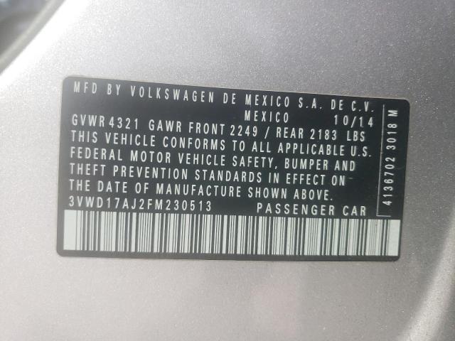 2015 VOLKSWAGEN JETTA SE - 3VWD17AJ2FM230513