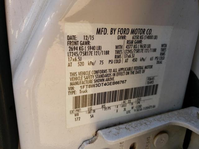2016 FORD F350 SUPER - 1FT8W3DT4GEB66767