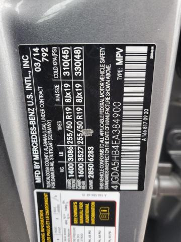 VIN 4JGDA5HB4EA384900 2014 Mercedes-Benz ML-Class, ... no.13