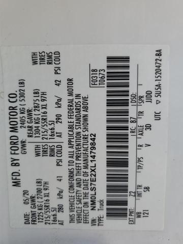 2020 FORD TRANSIT CO - NM0LS7E2XL1479842