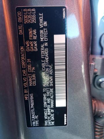 2021 VOLVO S60 T6 INS - 7JRA22TL7MG091945