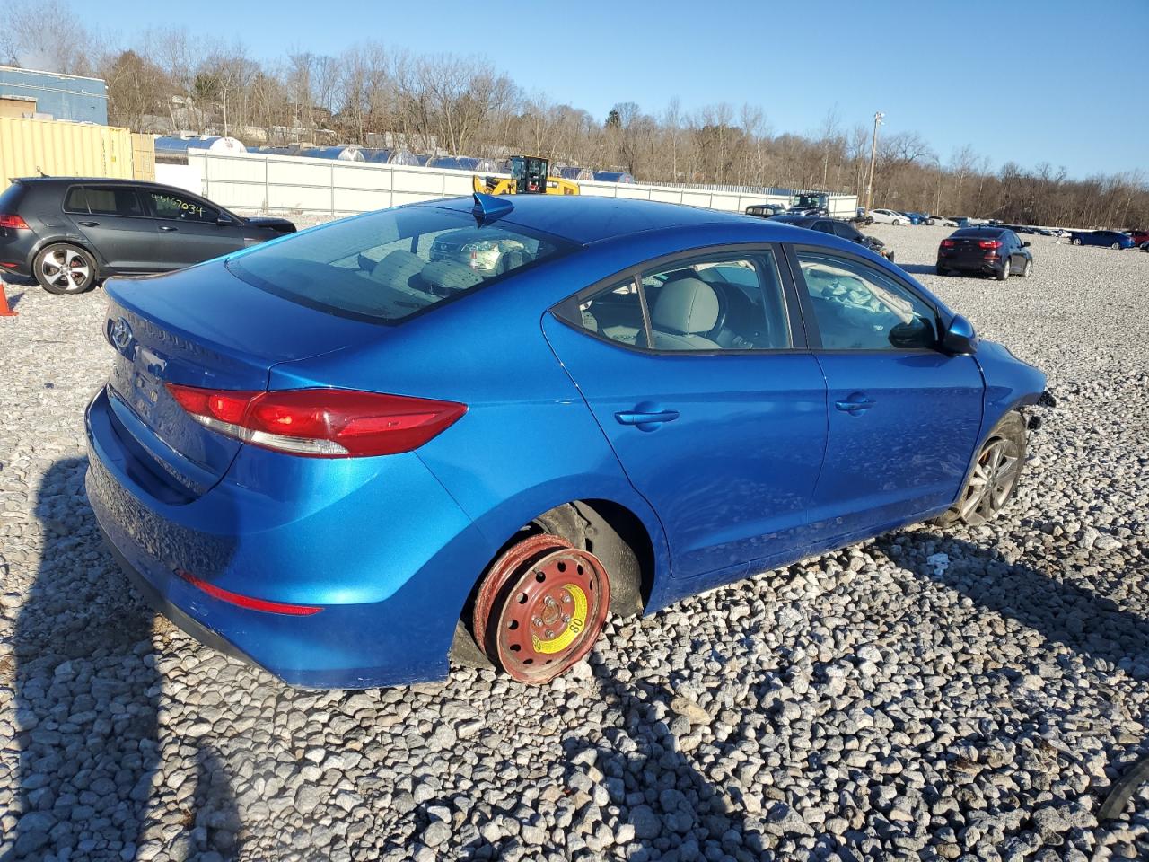 2018 Hyundai Elantra Sel vin: KMHD84LF3JU606657