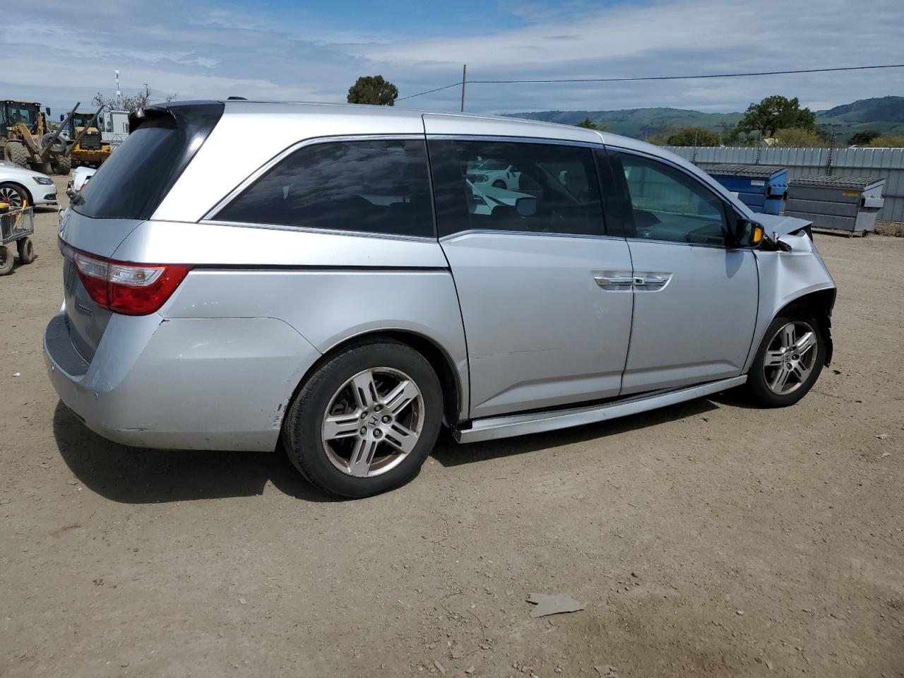 5FNRL5H98CB127468 2012 Honda Odyssey Touring