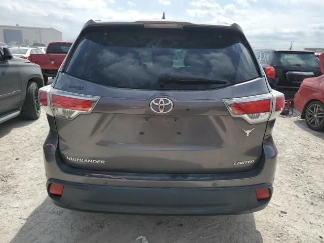 VIN 5TDYKRFH1ES011656 2014 Toyota Highlander, Limited no.6