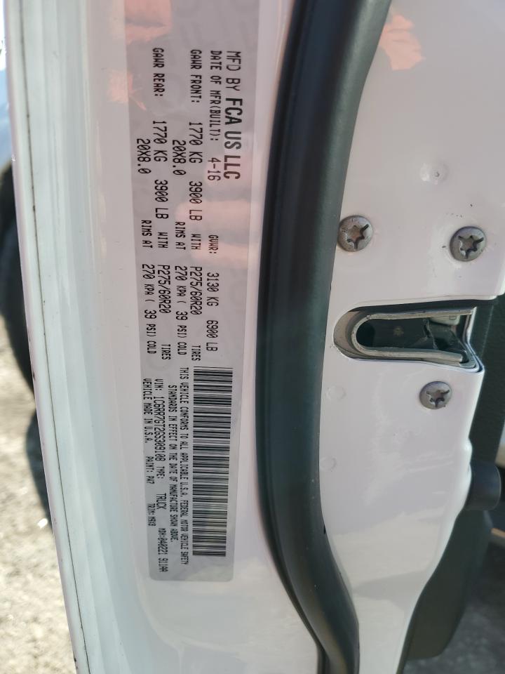 1C6RR7GT2GS309108 2016 Ram 1500 Slt