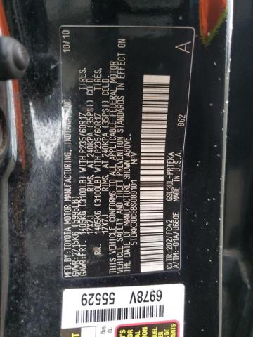 2011 TOYOTA SIENNA - 5TDKK3DC8BS089101