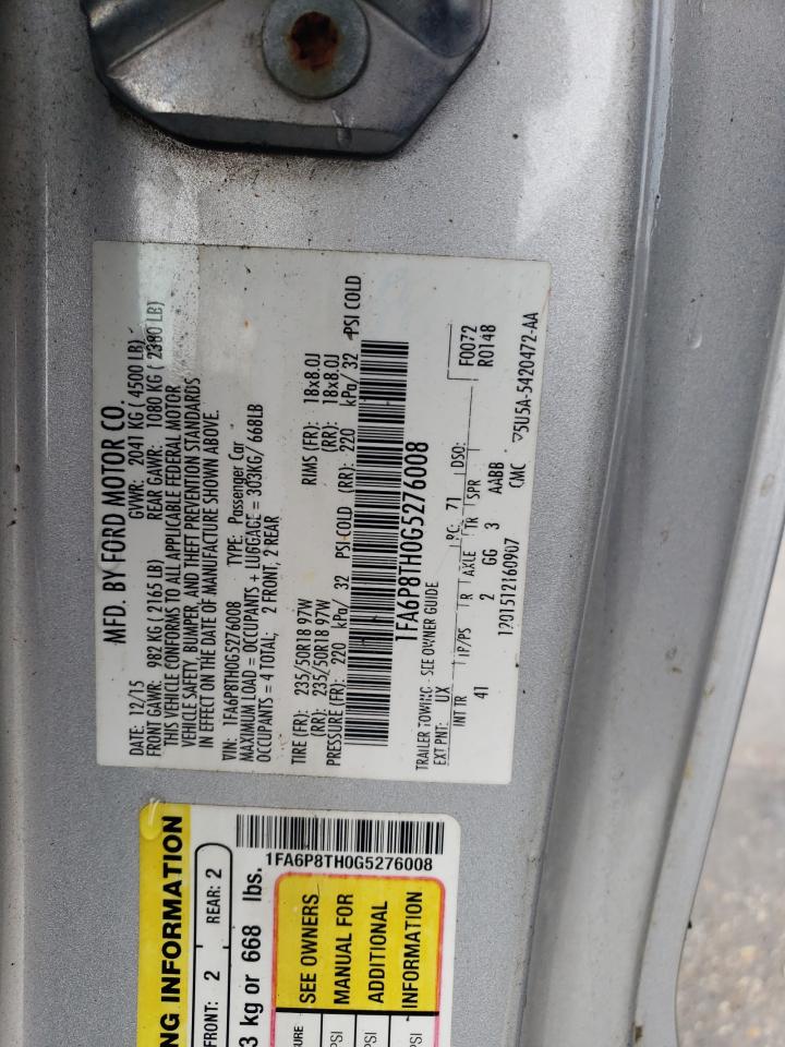 1FA6P8TH0G5276008 FORD ALL Models 2016