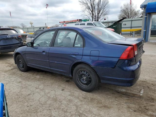 2004 Honda Civic Lx VIN: 2HGES165X4H502462 Lot: 46744604