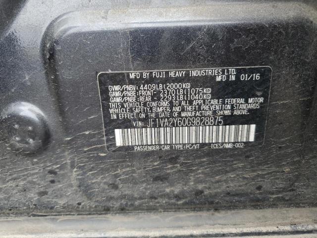 2016 SUBARU WRX STI LI - JF1VA2Y60G9828875