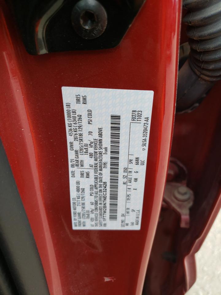 1FT7W2BN7NEC32428 FORD F250 2022