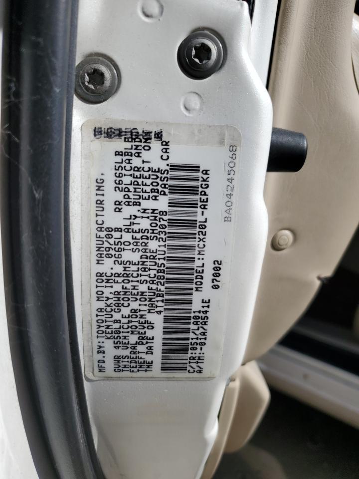 4T1BF28B51U123078 2001 Toyota Avalon Xl