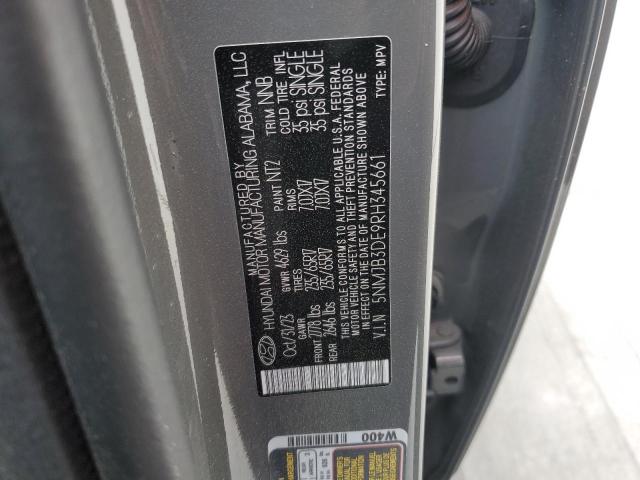 2024 Hyundai Tucson Sel VIN: 5NMJB3DE9RH345661 Lot: 80148063