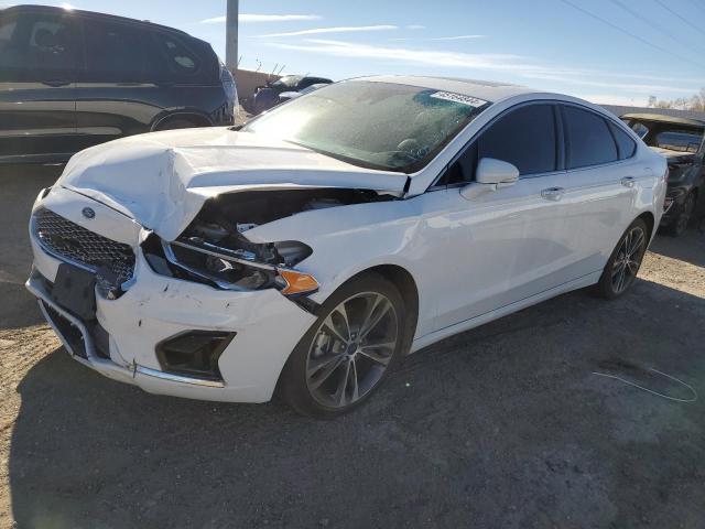 Lot #2459820152 2019 FORD FUSION TIT salvage car