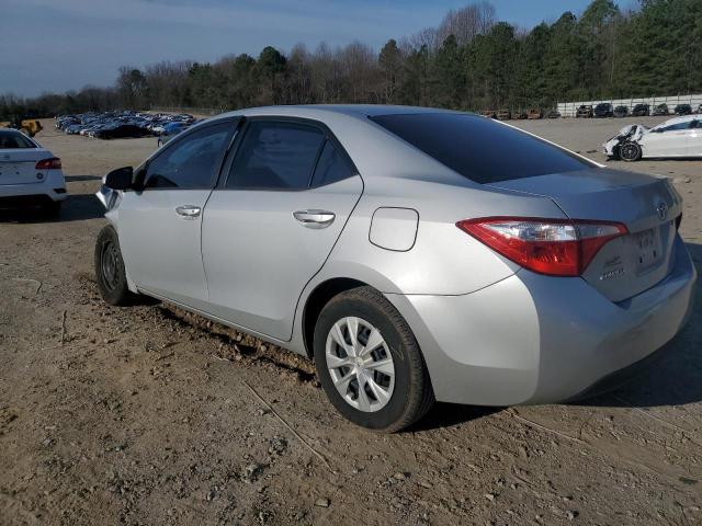  TOYOTA COROLLA 2014 Srebrny