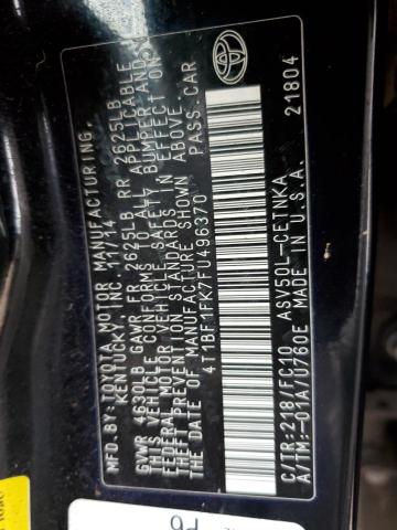 2015 TOYOTA CAMRY LE - 4T1BF1FK7FU496370