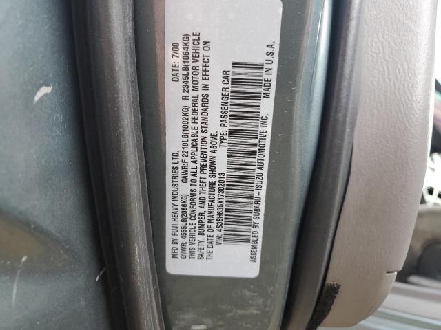 4S3BH635X17302013 2001 Subaru Legacy L