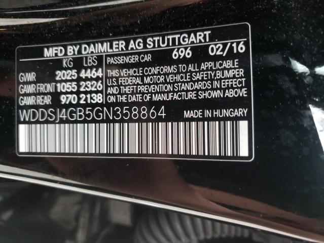 VIN WDDSJ4GB5GN358864 2016 Mercedes-Benz CLA-Class,... no.12