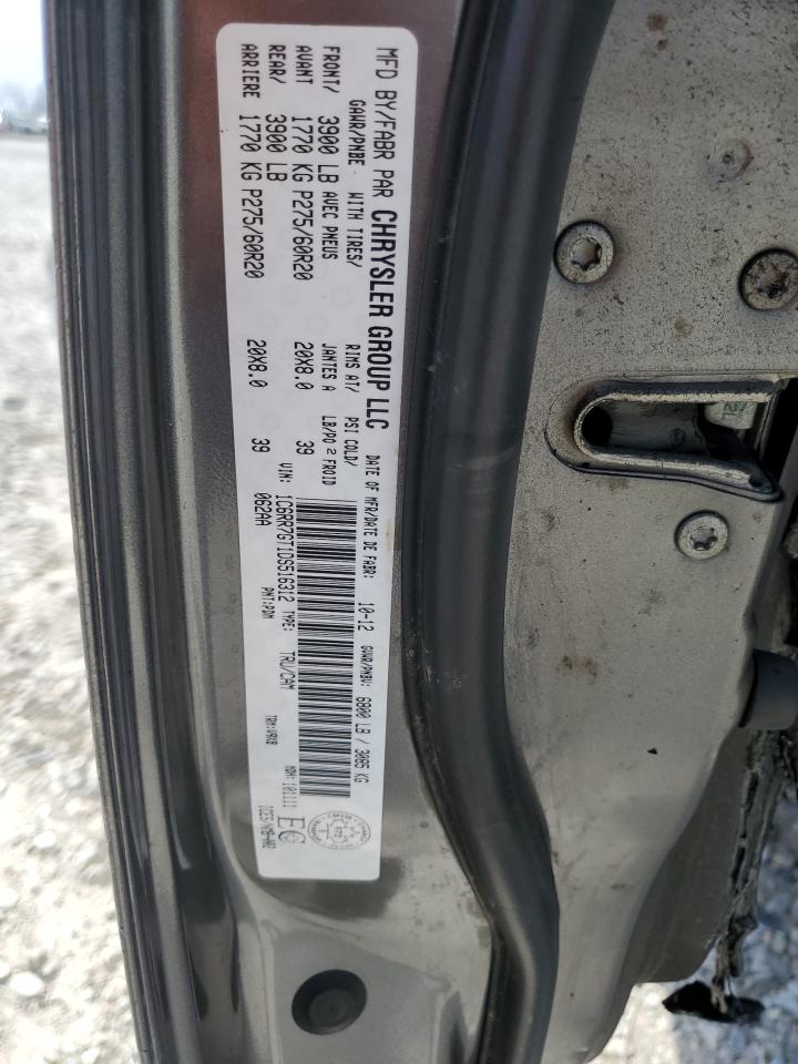 1C6RR7GT1DS516312 2013 Ram 1500 Slt