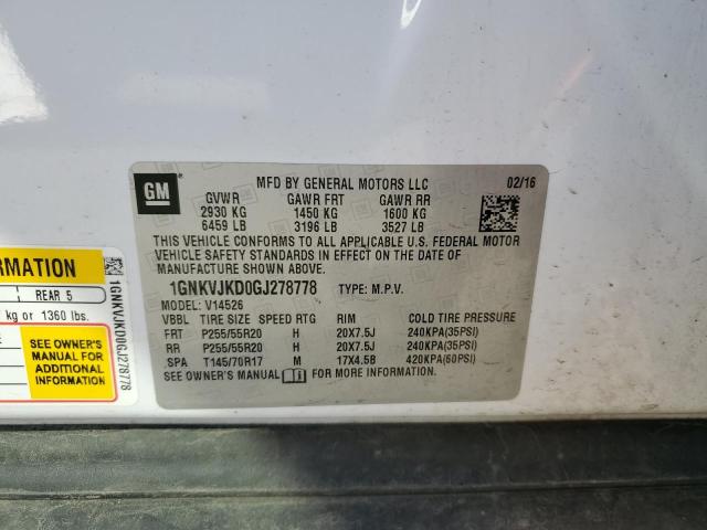 2016 CHEVROLET TRAVERSE L - 1GNKVJKD0GJ278778
