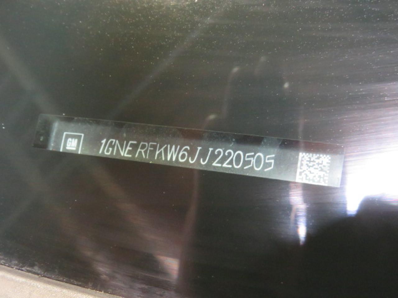1GNERFKW6JJ220505 CHEVROLET TRAVERSE 2018