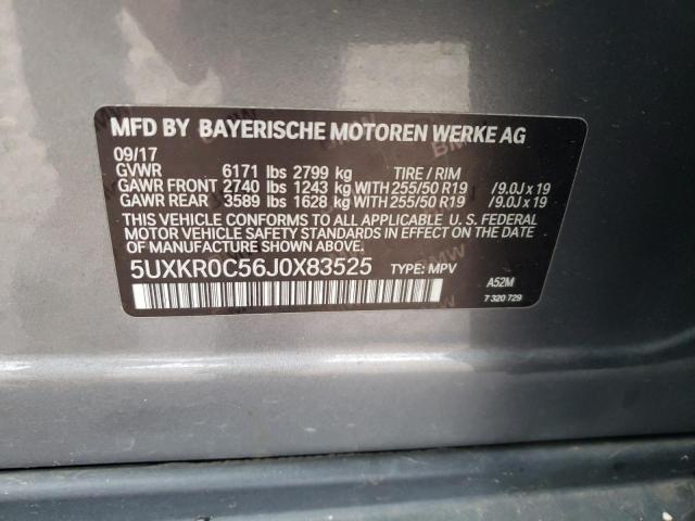 Lot #2445478869 2018 BMW X5 XDRIVE3 salvage car