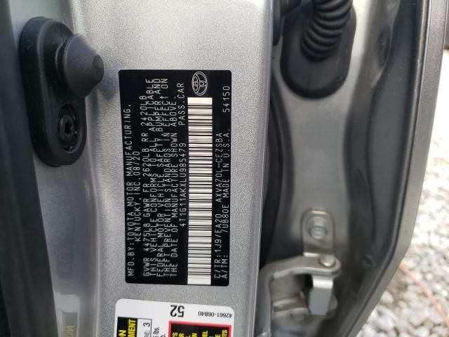 2020 Toyota Camry Se VIN: 4T1G11AKXLU985479 Lot: 48785184