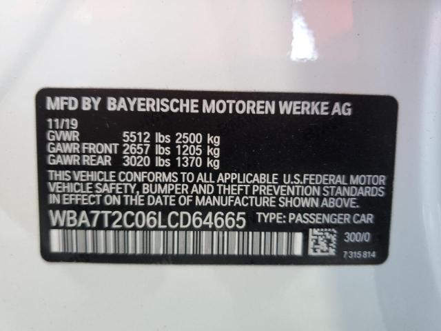 VIN WBA7T2C06LCD64665 2020 BMW 7 Series, 740 I no.13