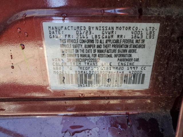 2023 NISSAN SENTRA SV - 3N1AB8CV8PY225502