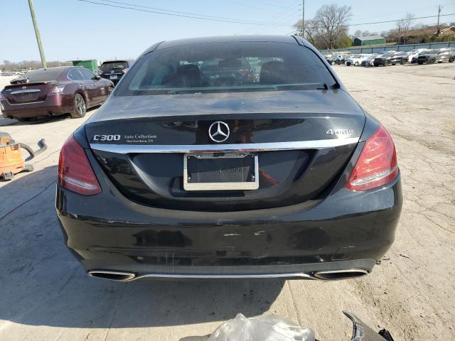 Lot #2475944912 2015 MERCEDES-BENZ C 300 4MAT salvage car