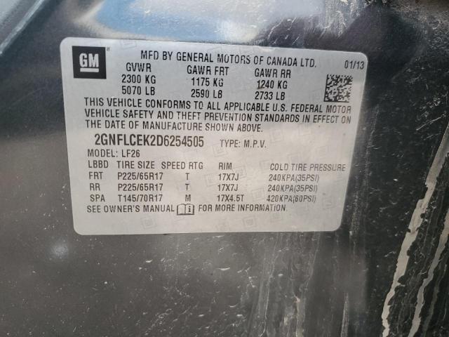 2013 Chevrolet Equinox Ls VIN: 2GNFLCEK2D6254505 Lot: 44274524