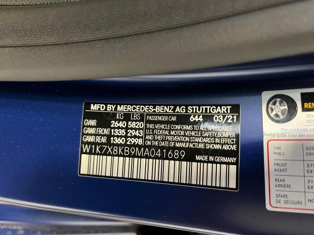 2021 MERCEDES-BENZ AMG GT 63 - W1K7X8KB9MA041689