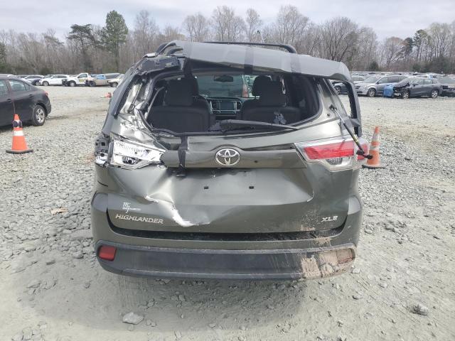 VIN 5TDKKRFH0ES025909 2014 Toyota Highlander, Xle no.6