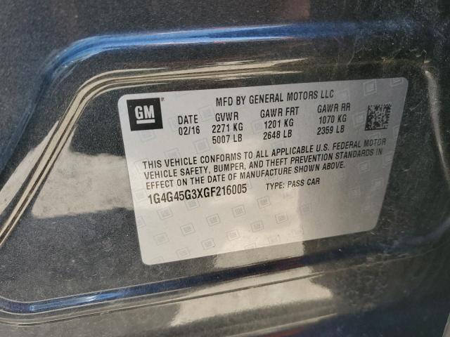 2016 BUICK LACROSSE S - 1G4G45G3XGF216005