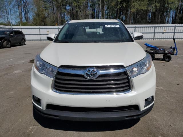 VIN 5TDKKRFH1ES007399 2014 Toyota Highlander, Xle no.5