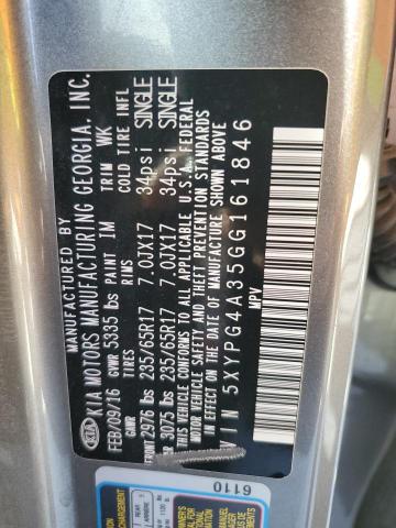 2016 KIA SORENTO LX - 5XYPG4A35GG161846