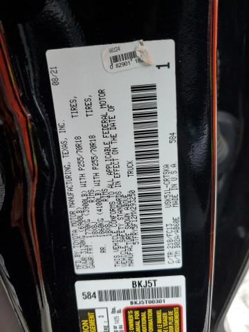 2021 TOYOTA TUNDRA DOU - 5TFRY5F12MX293250