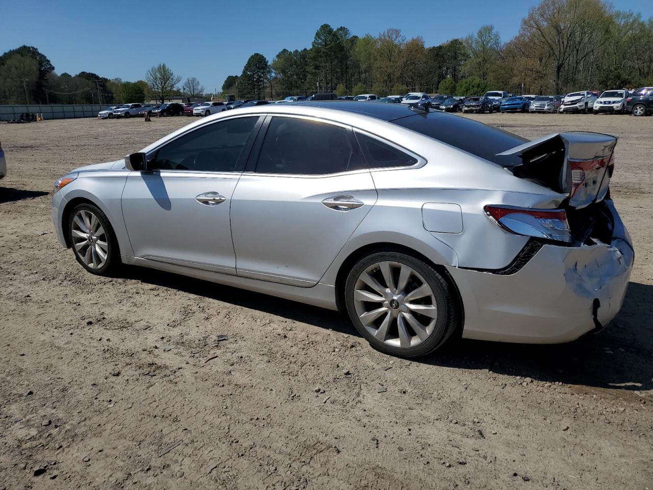 HYUNDAI AZERA GLS 2012 silver sedan 4d gas KMHFH4JG2CA156170 photo #3