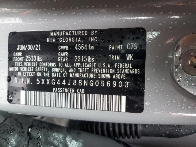 2022 KIA K5 GT - 5XXG44J88NG096903