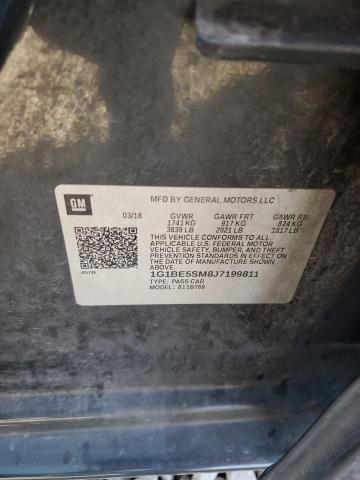 2018 CHEVROLET CRUZE LT - 1G1BE5SM8J7199811