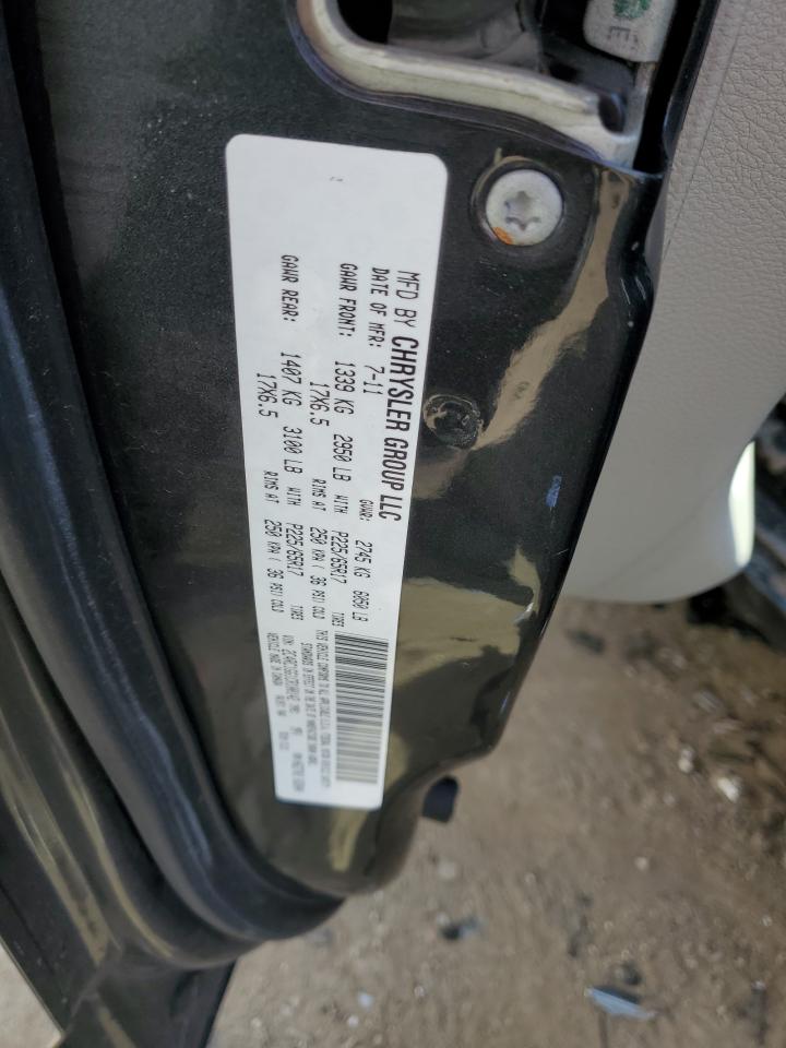 2C4RC1GG1CR100142 2012 Chrysler Town & Country Limited