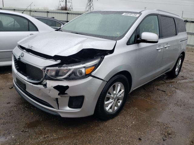 Lot #2387885034 2016 KIA SEDONA LX salvage car