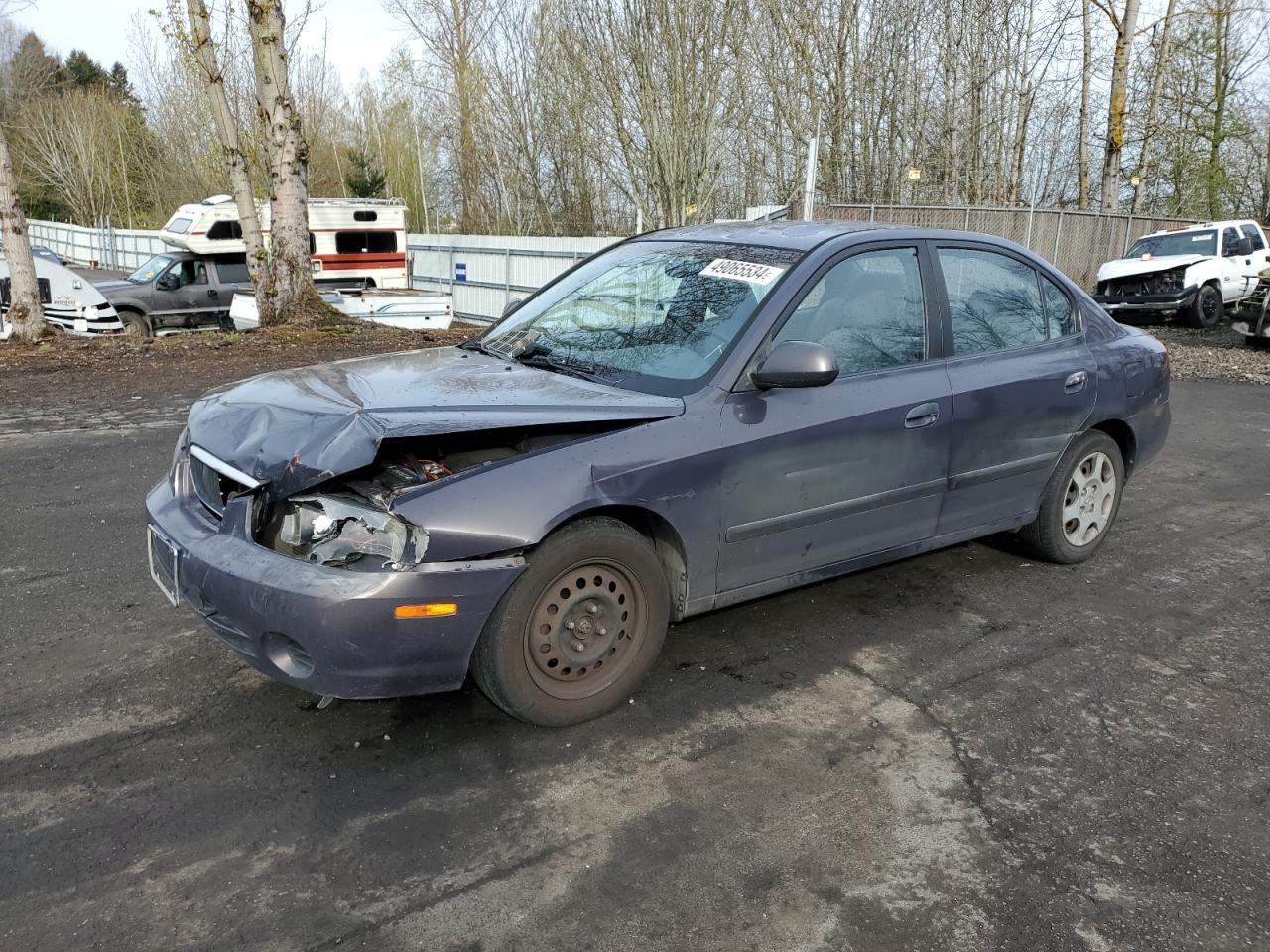 KMHDN45D81U212446 2001 Hyundai Elantra Gls